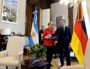 El Presidente recibió a la canciller de Alemania