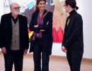 Juliana Awada visitó una muestra del artista Luis Felipe Noé en el Museo Nacional de Bellas Artes