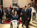 Michetti junto al Presidente de la Cámara de Consejeros de Marruecos