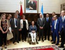 Michetti junto al Presidente de la Cámara de Consejeros de Marruecos