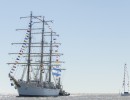 La Fragata Libertad llegó al puerto de Hamburgo