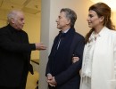 El presidente Macri, con Daniel Barenboim