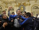 Macri recibió al seleccionado nacional de rugby inclusivo que participará del Mundial