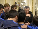 Macri recibió al seleccionado nacional de rugby inclusivo que participará del Mundial