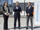 El Presidente encabezó la inauguración de una central termoeléctrica en Pilar