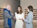 Juliana Awada visitó la primera edición de la BienalSur