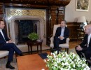 El presidente Mauricio Macri recibió al alcalde de San Pablo