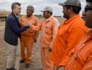 El Presidente supervisó las obras para transformar en autopista la RN 34 