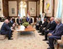 Macri se reunió con el presidente de Paraguay y el titular de la Conmebol