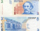 Los billetes de dos pesos saldrán de circulación en mayo de 2018