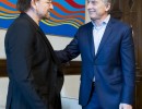 El Presidente recibió a Bono, el líder de la banda U2