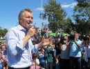 El presidente Macri visitó la localidad santafesina de Villa Eloísa