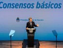 Macri llamó a debatir los consensos básicos para avanzar contra la pobreza, crear empleo y garantizar el equilibrio fiscal