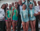 El Presidente sorprendió con una visita a los jóvenes que participan de los Juegos Evita