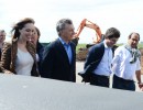 El Presidente supervisó el inicio de las obras de dragado en el río Salado