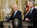 Los presidentes Macri y Kuczynski acordaron relanzar las relaciones comerciales y reforzar la lucha contra el narcotráfico