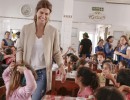 Juliana Awada visitó una fundación que brinda alimentos y apoyo escolar a 230 niños y adolescentes en José C. Paz