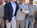 El Presidente recorrió obras de hábitat en un barrio de la ciudad de La Rioja