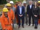 El Presidente recorrió una obra hídrica que beneficiará a 30 mil vecinos de San Fernando