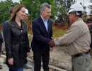 El Presidente recorrió una obra hídrica que beneficiará a 30 mil vecinos de San Fernando