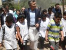 El presidente Macri visitó un pueblo histórico de La Rioja
