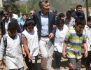 El presidente Macri visitó un pueblo histórico de La Rioja