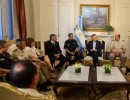 El Presidente reconoció a efectivos de las fuerzas de seguridad que se destacaron en operativos