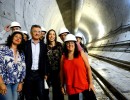 El presidente Macri recorrió las obras de soterramiento del ferrocarril Sarmiento