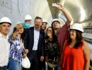 El presidente Macri recorrió las obras de soterramiento del ferrocarril Sarmiento
