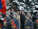 El Presidente y la Primera Dama encabezaron el acto de inauguración de la Plaza Argentina en Moscú