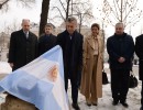 El Presidente y la Primera Dama encabezaron el acto de inauguración de la Plaza Argentina en Moscú