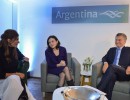 El presidente Macri se reunió en Davos con líderes de importantes empresas internacionales