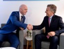 El Presidente se reunió con el titular de la FIFA, Gianni Infantino