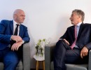 El Presidente se reunió con el titular de la FIFA, Gianni Infantino