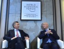 Mauricio Macri con el fundador y director ejecutivo del Foro Económico Mundial, Klaus Schwab