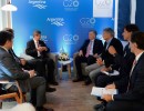 Mauricio Macri con Lim Boon Heng, el presidente de Holding Temasek