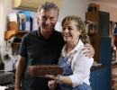 El presidente Macri visitó una casa de té en Gaiman