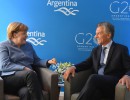 El Presidente se reunió con Angela Merkel