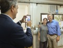El Presidente visitó en Concordia una PyME familiar que elabora jugos cítricos 