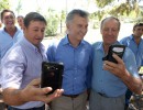 Mauricio Macri visitó un molino arrocero en Entre Ríos