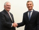 Argentine President Macri receives US Secretary of State Rex Tillerson