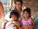Juliana Awada visitó el merendero Rayito de Sol en Pilar