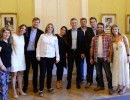 El Presidente mantuvo un encuentro con jóvenes emprendedores en la Casa Rosada