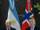 Macri y el rey Harald V abogaron por afianzar la cooperación entre la Argentina y Noruega