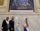 Macri recibió a la presidenta de Croacia