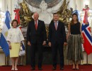 Macri y el rey Harald V abogaron por afianzar la cooperación entre la Argentina y Noruega