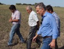 El Presidente visitó a una familia entrerriana de productores agropecuarios afectada por la sequía