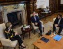 El presidente Macri recibió a Inés Weinberg de Roca