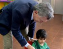 El Presidente visitó un jardín materno-infantil en Puerto Iguazú