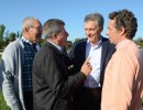 El presidente Macri recorrió obras viales en Luján